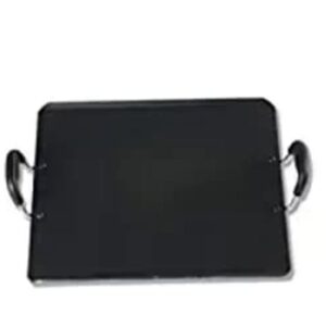 FLORA AND CO Non Stick 4 Mm TAWA Square Design For DOSA/ROTI/PATHRI TAWA With Double Side Handle (Black)…